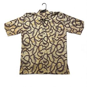 Men's Patterned Shirt - Beige and Brown
Item0009
